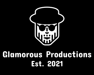 Shades Hat Man logo