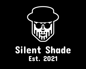 Shades Hat Man logo design