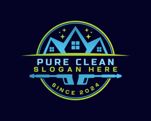 Pressure Wash Cleaning  logo design