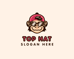 Cool Monkey Chimp logo design