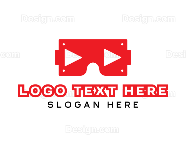 VR Goggles Media Player Logo