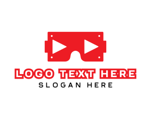 VR Goggles Media Player Logo