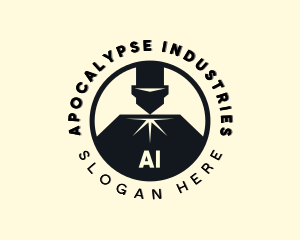 Industrial Laser Machinery logo design