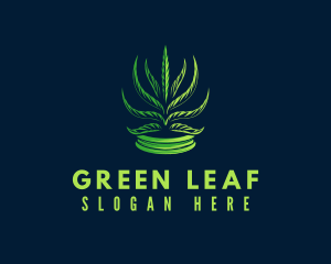 Royal Herb Leaf logo design