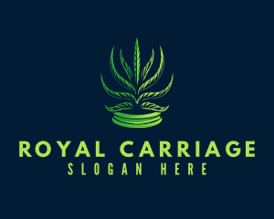 Royal Herb Leaf logo design