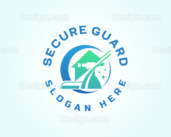 Vacuum Cleaning Sanitation Logo