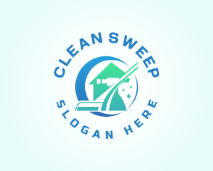 Vacuum Cleaning Sanitation logo design