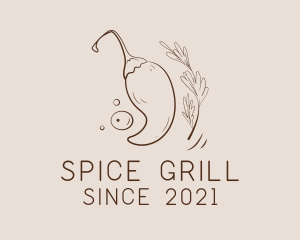 Cooking Pepper Spice  logo design