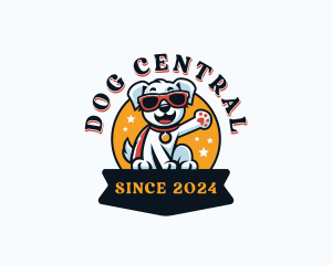 Cartoon Dog Pet logo design