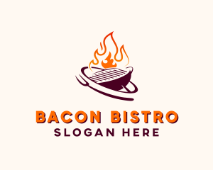 Flame Bistro Grill logo design