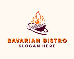 Flame Bistro Grill logo design