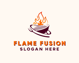 Flame Bistro Grill logo design