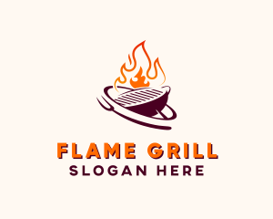 Flame Bistro Grill logo design