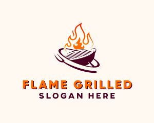 Flame Bistro Grill logo design