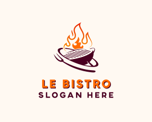 Flame Bistro Grill logo design