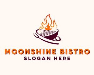 Flame Bistro Grill logo design