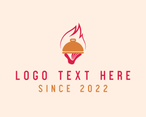 Fine Dining Restaurant Flame logo