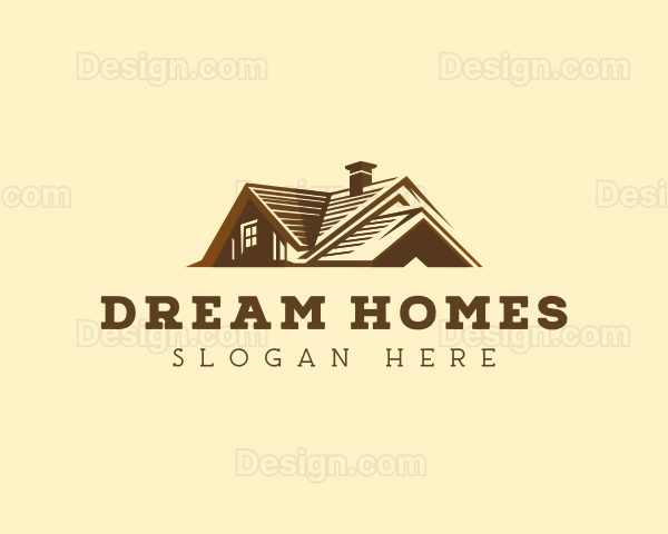 Real Estate Roof Builder Logo