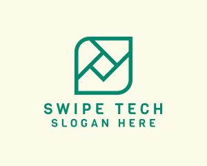 Geometric Digital Tech logo design