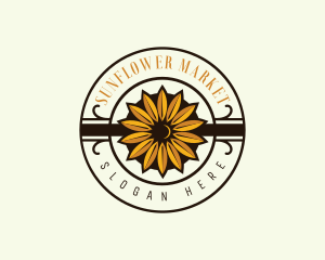 Sunflower Spring Garden logo design