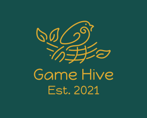 Gold Bird Nest  logo