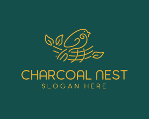 Gold Bird Nest  logo