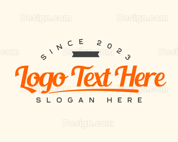 Retro Apparel Business Logo