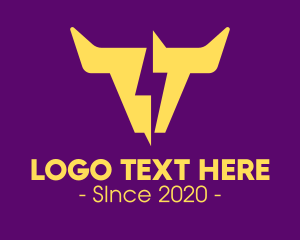 Yellow Lightning Horns logo