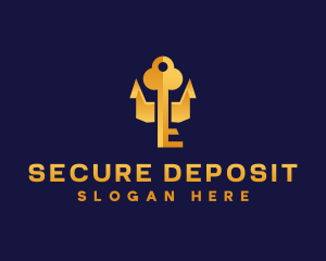 House Key Security logo design