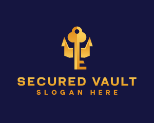 House Key Security logo design