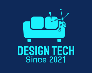 High Tech Couch  logo design