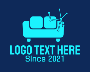 High Tech - High Tech Couch logo design