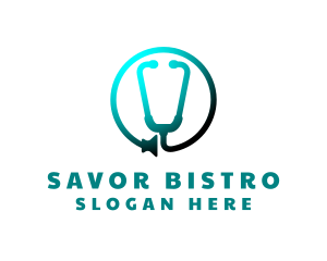 Medical Doctor Stethoscope Logo