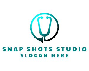 Medical Doctor Stethoscope Logo