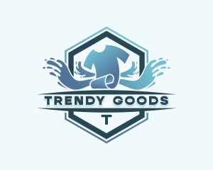 Tee Laundry Fashion logo design