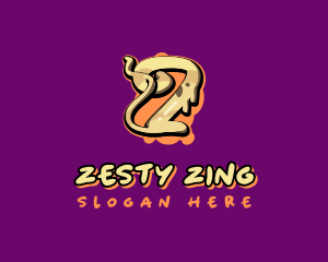 Graffiti Art Letter Z logo design