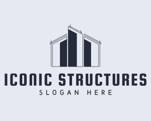 Structure Construction Architecture logo design