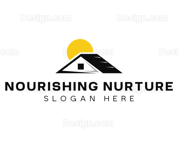 Residential Property Roofing Logo