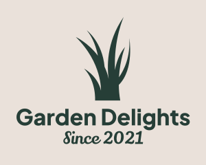 Grass Plant Gardener  logo design