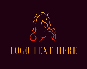 Horse Steed Stallion logo
