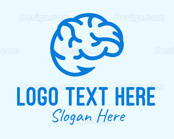 Blue Brain Hook Logo
