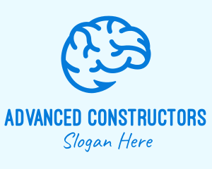 Blue Brain Hook logo design