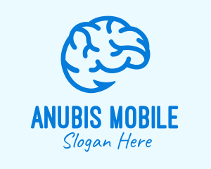 Blue Brain Hook logo design