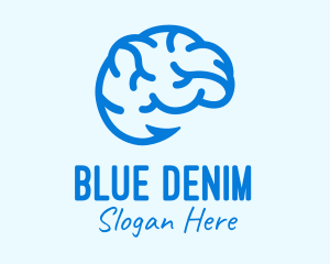 Blue Brain Hook logo design