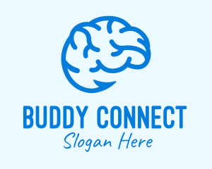 Blue Brain Hook logo design