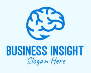 Blue Brain Hook logo design