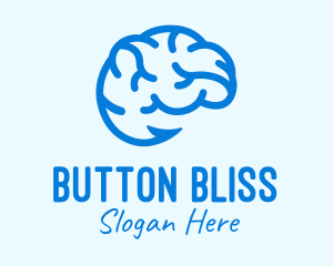 Blue Brain Hook logo design