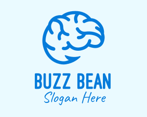 Blue Brain Hook logo design