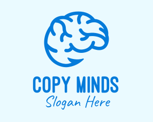 Blue Brain Hook logo design