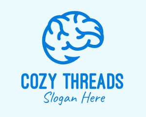 Blue Brain Hook logo design